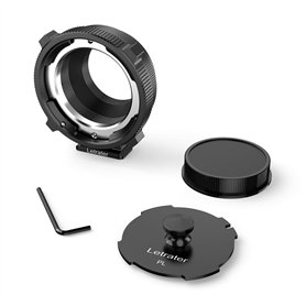 Letrater Adaptateurs de monture PL vers L compatibles avec objectifs PL et appareils photo Panasonic S1 S1R S1H S5/Leica SL SL2