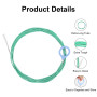 Lot de 2 brosses de nettoyage pour toit ouvrant - 300 cm - Brosse de nettoyage flexible extra longue - Brosse de nettoyage soupl