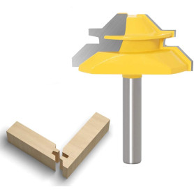 45 Degrés Lock Mitre Router Bit 8mm