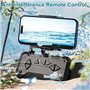 OBEST Requin Télécommandé avec HD Caméra, 2,4 GHz RC Requin Contrôle par APP, Bateau Requin Télécommandé avec Lumières LED pour 