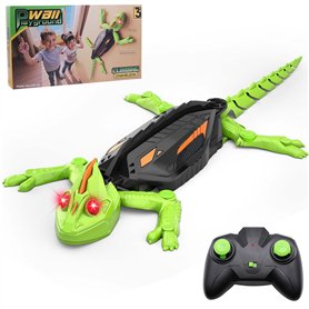 OBEST Caméléon Radiocommandé pour Ramper sur Les Sols et Les Murs - Jouet Télécommandé aux Yeux Brillants - Facile à Contrôler -