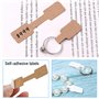 SamHeng 400 Pièces Étiquettes de Prix Autocollantes Vierges pour Bijoux Auto-adhésif Rectangle Autocollantes Étiquettes Prix d'a