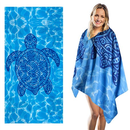 Lociban Serviette de Plage en Microfibre 180 * 90cm
