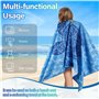 Lociban Serviette de Plage en Microfibre 180 * 90cm, Drap de Plage Anti Sable, Serviette Microfibre Séchage Rapide, Serviette de