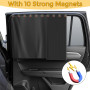 Lociban 2 Pièces Pare Soleil Voiture Bébé, Soleil Vitre de Voiture Bloquer Les Rayons UV, Voiture Soleil Compatible avec la Plup