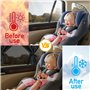 Lociban 2 Pièces Pare Soleil Voiture Bébé, Soleil Vitre de Voiture Bloquer Les Rayons UV, Voiture Soleil Compatible avec la Plup