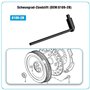 INREPRO 5 Pièces Outils de Verrouillage de Synchronisation du Moteur, Kit de Calage de Courroie de Distribution Compatible avec 