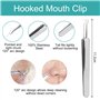iwontalersy 5 Pièces Extracteur Point Noir,Blackhead Remover Outil,Pince à Épiler Professionnelle en Acier Inoxydable,Pour Élimi
