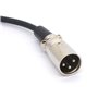 CentBest Câble XLR Y diviseur adaptateur mâle XLR vers double XLR femelle Y, cordon d'extension pour audio micro 50 cm (1 mâle v