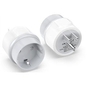 2X Adaptateur Prise USA Americaine Canada