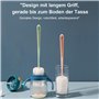 easyBee Brosses de Éponge [Lot of 4], Brosse à Bouteille d'eau avec Manche, Brosses de Nettoyage Rotatives pour Bouteilles à Col