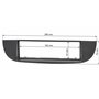 Sound-way Kit Montage Autoradio, Cadre Façade 1 DIN, Adaptateur Antenne, Clés de Démontage Compatible avec Fiat 500 Cinquecento