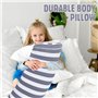 WANDGU Pouf Multifonctionnel Enfant : Sac De Rangement pour Jouets en Toile, Pouf De Rangement pour Peluches