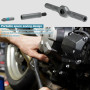WANDGU 24 en 1 Jeu de Tournevis à Cliquet: Cliquet Screwdriver 24 en 1 avec Detachable Manche en T, Jeu de Tournevis à Cliquet L
