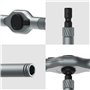 WANDGU 24 en 1 Jeu de Tournevis à Cliquet: Cliquet Screwdriver 24 en 1 avec Detachable Manche en T, Jeu de Tournevis à Cliquet L