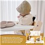 WANDGU Coussin Chaise Haute Bebe: Coussin Compatible avec Stokke Tripp Trapp pour un Nettoyage Facile Détachable, Coussin de Cha