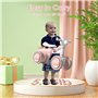 G TALECO GEAR Draisienne à partir de 1 an pour fille, sans pédale, siège réglable et phares musicaux, 10-36 mois - Cadeau pour f