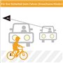 Billowvolve Fanion de vélo pour enfant garçon - 150 cm - Poteau de police - Fanion de vélo pour enfant (Pirate Black Rod)