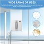 10 Pièces pour Ecovacs Winbot Mini Serpillère Rechange,Microfibre Lingette Robot Lave Vitre pour Ecovacs Winbot Mini,W-CC02-0012