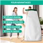 Lot de 12 Sacs d'aspirateur pour Vorwerk Kobold VB100,Sacs d'aspirateur,Avec 4 Filtres à Moteur, 2 Pinceaux,Supérieure pour Aspi