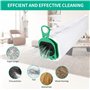 Lot de 12 Sacs d'aspirateur pour Vorwerk Kobold VB100,Sacs d'aspirateur,Avec 4 Filtres à Moteur, 2 Pinceaux,Supérieure pour Aspi