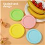 4 Pièces Pot pour Ninja Creamy Deluxe,680 ML Récipient pour Ninja Creamy Deluxe pour NC501,NC500 Series, accessoires de crème gl