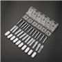 Rybtd 6 Sécurité des enfants crochet à clips en P transparent avec 10 Connecteur de chaîne de stores en plastique 12 Vis+12 Pili