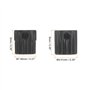 sourcing map 48P Durci Pignon Moteur Ensemble Engrenages 2pcs 13T 14T Convient 3.175mm RC Motor Arbre 48 Terrain Engrenages pour