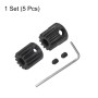 sourcing map 48P Durci Pignon Moteur Ensemble Engrenages 2pcs 13T 14T Convient 3.175mm RC Motor Arbre 48 Terrain Engrenages pour