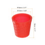sourcing map 100pcs Couture Dé-à-coudre Plastique Doigt Protecteur Doigt Bouclier Bout Doigts Matelassage Artisanat Broderie Acc