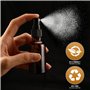 Litimkat 5pcs Flacon Spray Verre Vide Brun, 2 flacons 50 ml, 3 flacons 30 ml,avec brume fine petit atomiseur de parfum avec outi