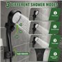 Kit Douche de Camping, 6000mAh Pompe de Douche Électrique Rechargeable, Douche Portable avec Affichage Numérique Intelligent, Po