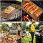 Sprifityy 2 Pièces Planches à Fumer en Bois de Cèdre Rouge - Bois 100% Naturel,Planches Grillade Barbecues,Durable et réutilisab