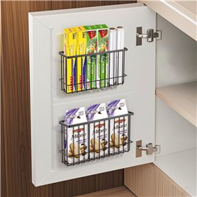 Pavlleen 2 pièces Armoires de Cuisine Porte Boîte de Rangement