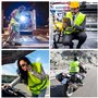 Gowkeey Lot de 5 gilets de sécurité pour voiture - Jaune fluo - Réfléchissant - Haute visibilité - Pour automobilistes, conducte
