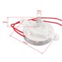 Futheda Ventilateur de Table avec minuterie mécanique et Interrupteur électronique 60 Minutes avec Un Bouton pour Chauffage élec