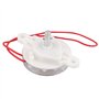 Futheda Ventilateur de Table avec minuterie mécanique et Interrupteur électronique 60 Minutes avec Un Bouton pour Chauffage élec
