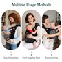 Echarpe de Portage Bebe Latéral Réglable pour les Nouve