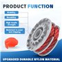CHIHOLEN 4 bobines de fil compatibles avec Flymo FLY021/513937190,Convient pour Flymo Contour/Mini Trim/Multi Trim/Power Trim,Ø1