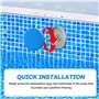 CHIHOLEN Lot de 2 bouchons d'hiver pour piscines Intex et Bestway avec joints assortis, accessoires de piscine, résistants au ge