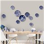 EUZUXU 36 Pièces Crochet Adhesif Mural, Accroche Tableau Sans Percer, Fixation Cadre Adhesif, pour Photos, Puzzles, Images sur T