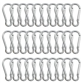 GeekerChip Lot de 30 Petit Mousqueton