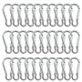 GeekerChip Lot de 30 Petit Mousqueton