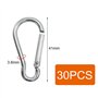 Mousquetons en Aluminium Porte Clef Mousqueton