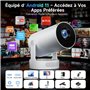 [App intégrée] Mini Projecteur Video FHD 1080P avec Haut-parleur HiFi &Focale Ultra Courte Rét