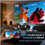 Jumpeak Vidéoprojecteur Portable, [App intégrée] Mini Projecteur Video FHD 1080P avec Haut-parleur HiFi &Focale Ultra Courte Rét