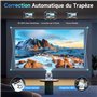 Jumpeak Vidéoprojecteur Portable, [App intégrée] Mini Projecteur Video FHD 1080P avec Haut-parleur HiFi &Focale Ultra Courte Rét