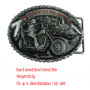 locomotive de moto - Boucle de ceinture vintage en forme de squelette d