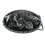 Lkmy Boucle de ceinture pour homme avec tête de mort 3D, locomotive de moto - Boucle de ceinture vintage en forme de squelette d