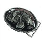Lkmy Boucle de ceinture pour homme avec tête de mort 3D, locomotive de moto - Boucle de ceinture vintage en forme de squelette d